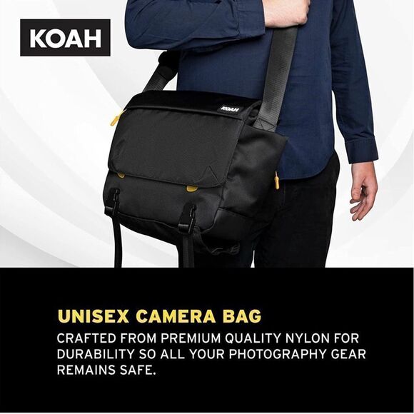 Koah Fulton Precision Shoulder Messenger Camera Bag - Picture 1 of 10